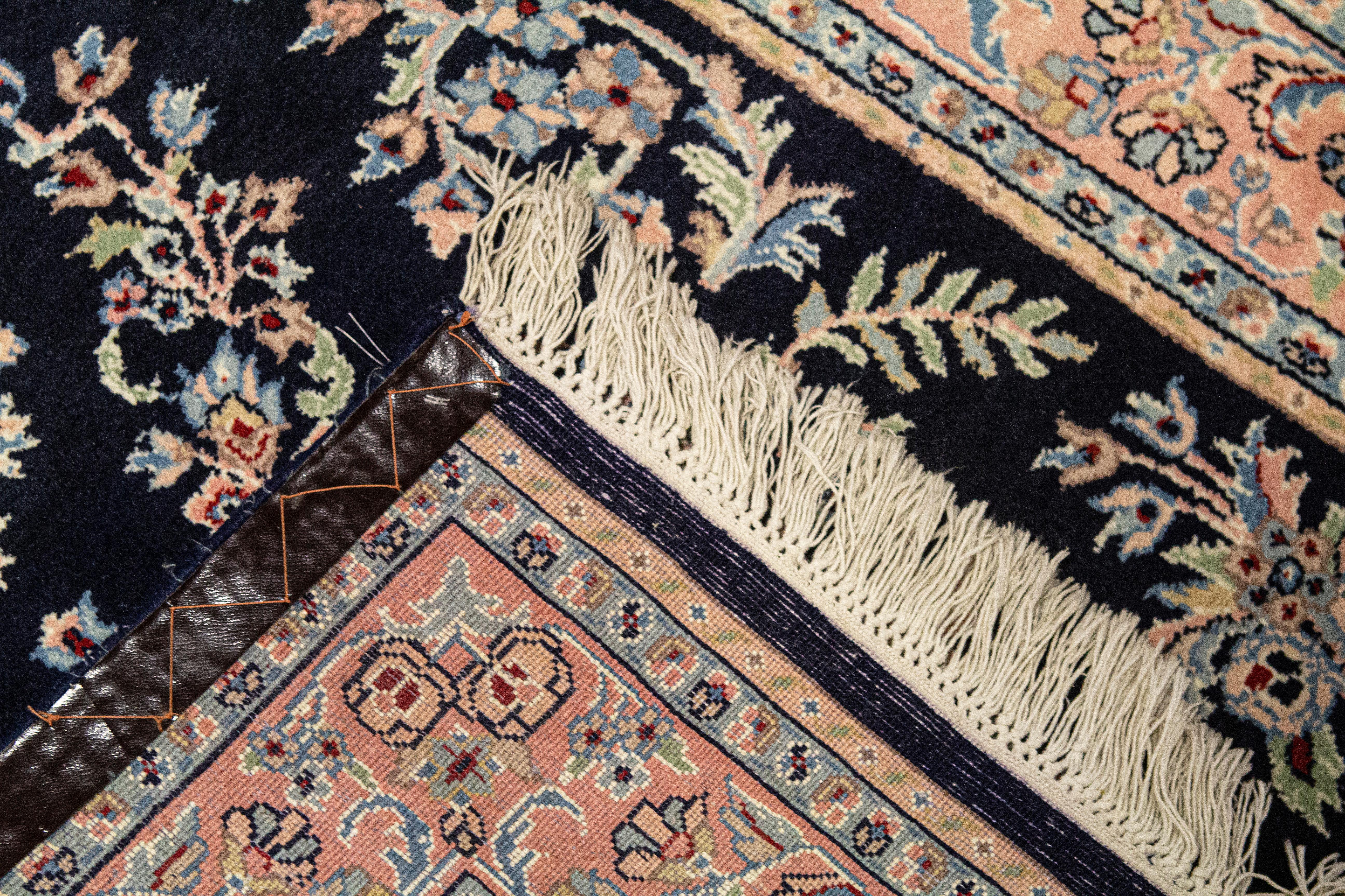 This elegantly handwoven rug is from India and woven from the finest wools to create a soft and luxurious piece that will work well in so many different settings. Size: 3'-10