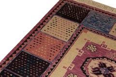 Hand Woven Luxury Sumack Wool Multi Color Area Rug