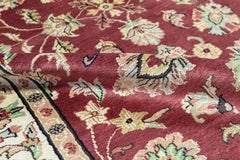 Hand Woven Luxury Kashan Rust / Ivory Area Rug