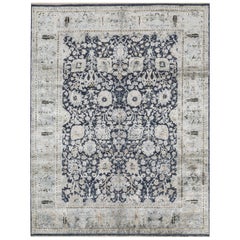 One-of-a-Kind Traditional Handwoven Wool Area Rug  7'10 x 10'