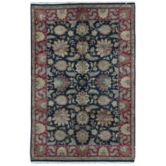 One-of-a-Kind Traditional Handwoven Wool Area Rug 5'11 x 8'11