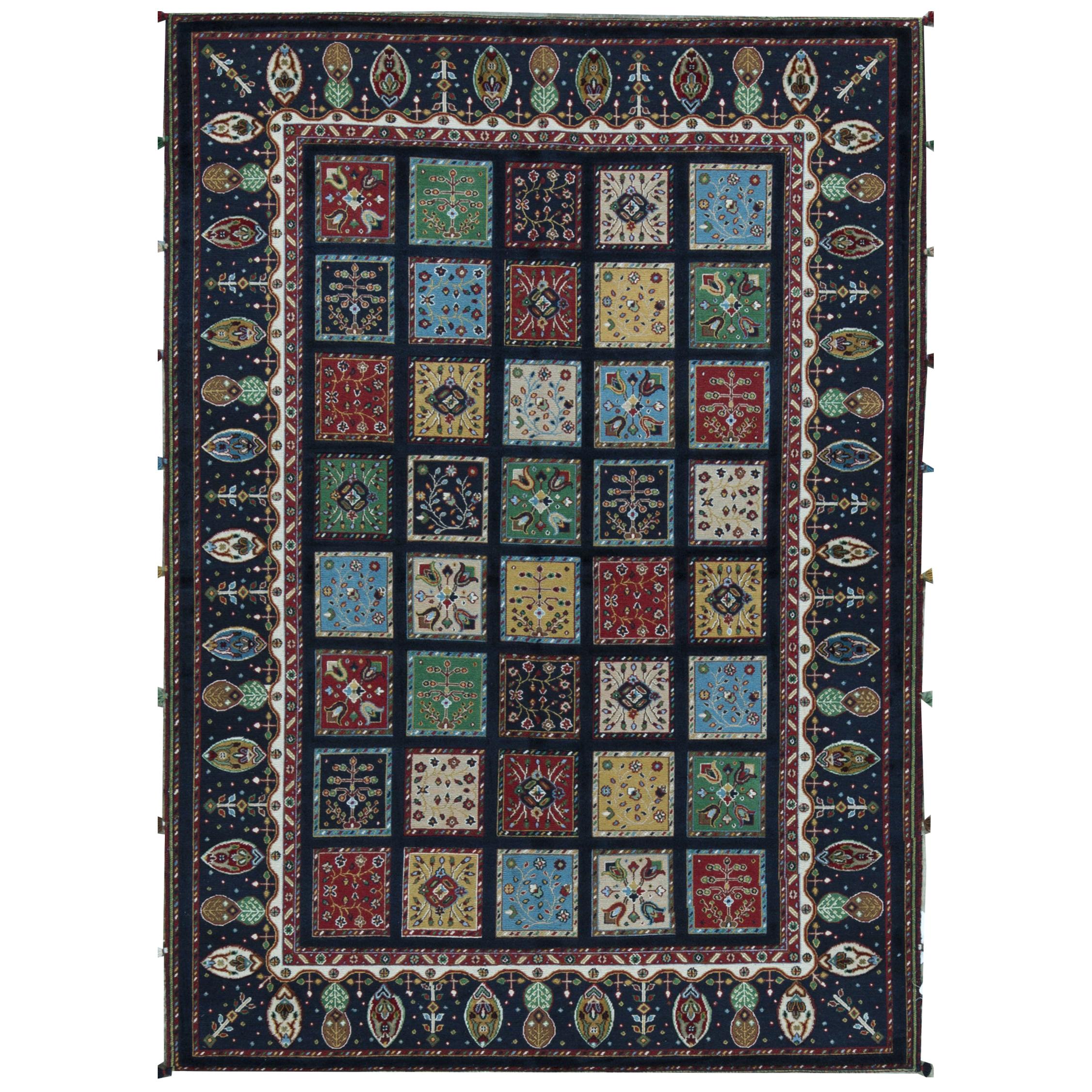 One of a Kind Traditional Handwoven  Wool Area Rug 5'10 x 8'4 For Sale