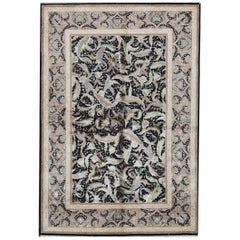 One-of-a-Kind Traditional Handwoven  Wool Area Rug 5'6 x 8'