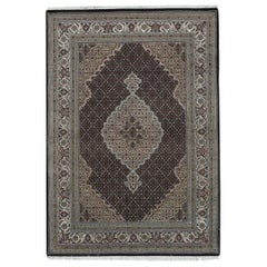 One of a Kind Traditional Handwoven Wool Area Rug 5'7 x 8'