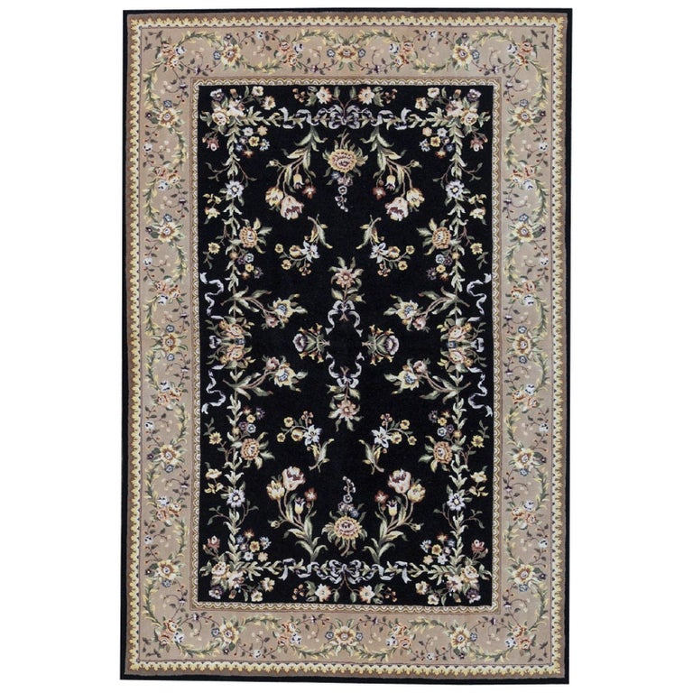 One of a Kind Traditional Handwoven Wool Area Rug 6' x 9' For Sale at