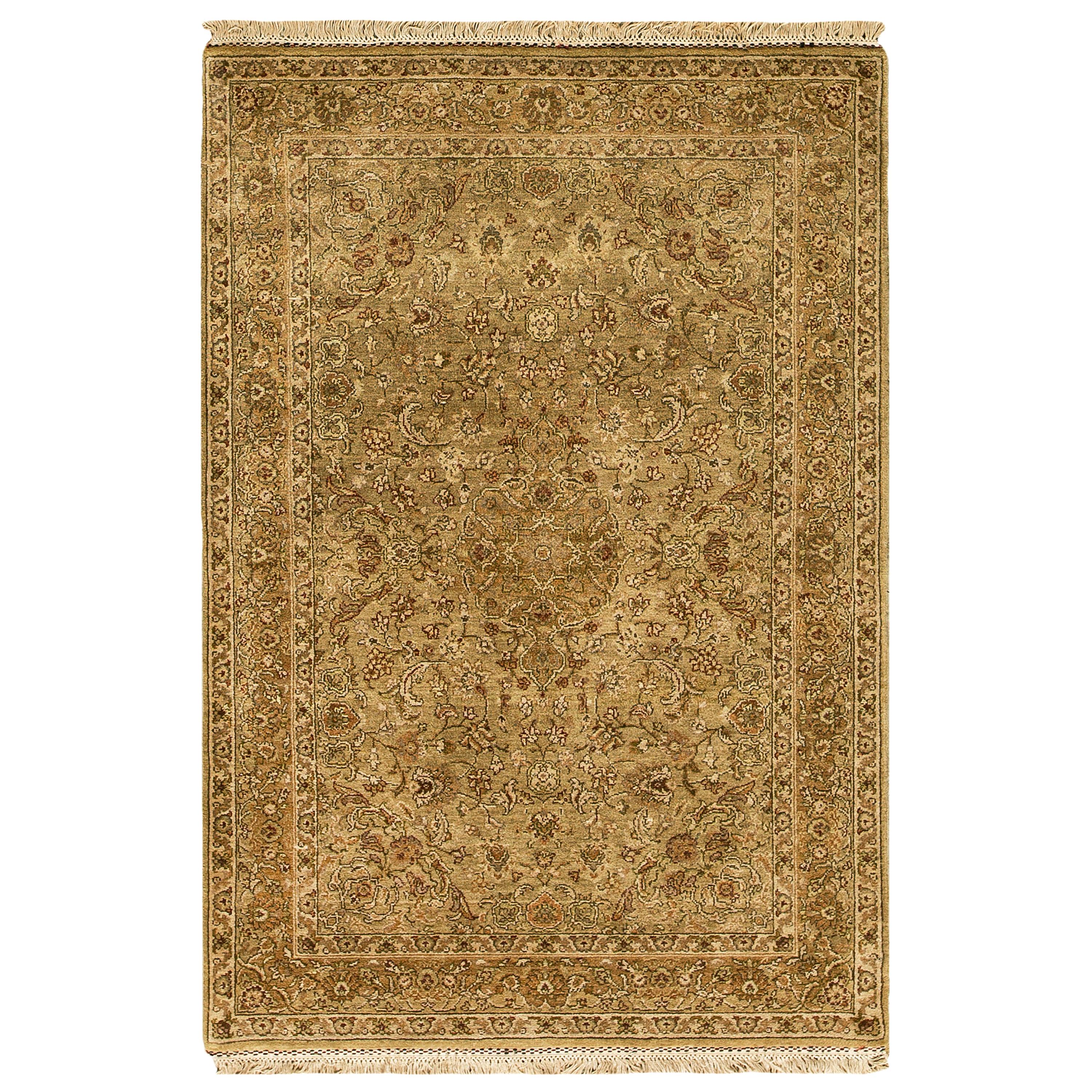 One of a Kind Traditional Handwoven Wool Area Rug For Sale