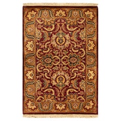 One-of-a-Kind Traditional Handwoven Wool Area Rug