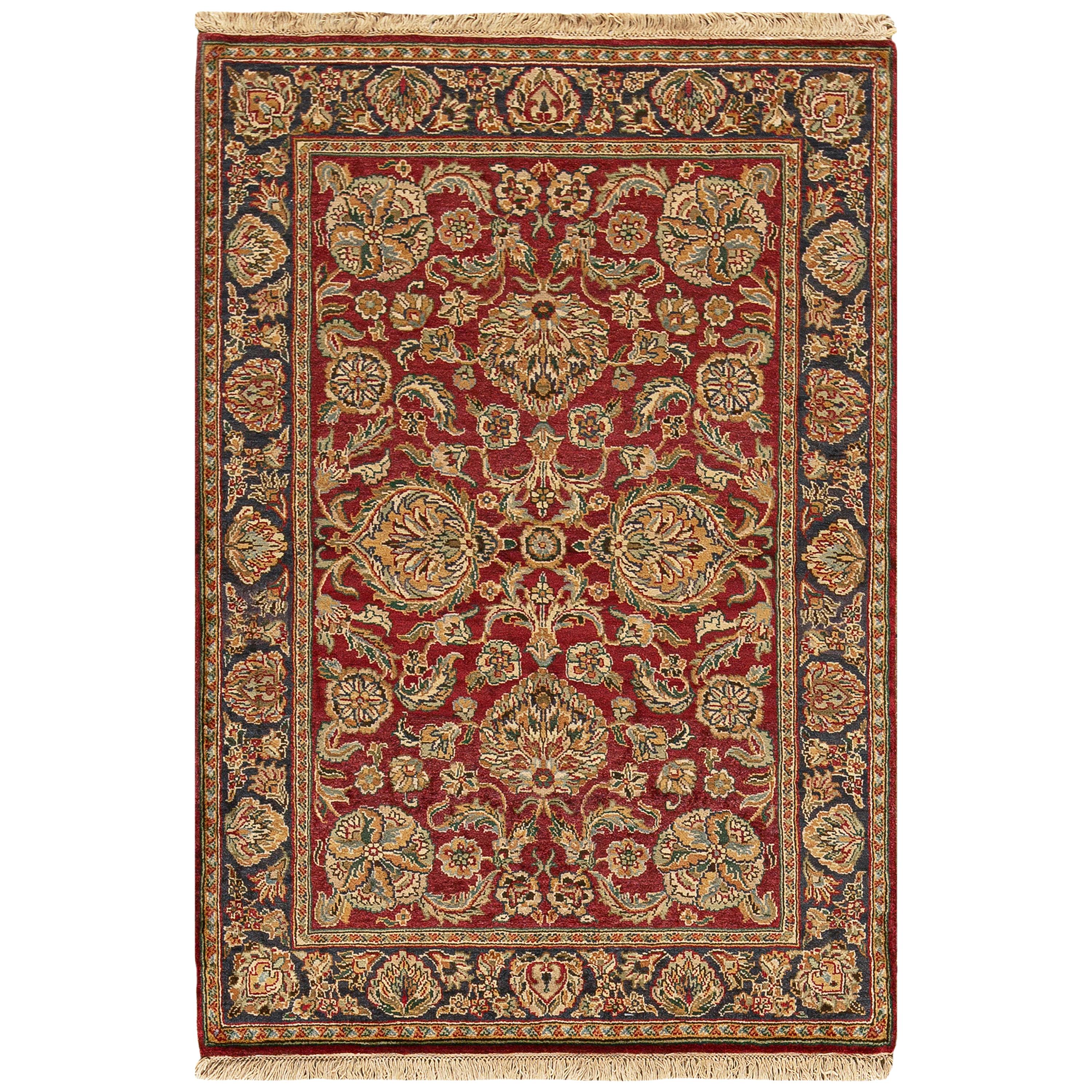 One-of-a-Kind Traditional Handwoven Wool Area Rug