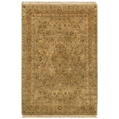 Antique One-of-a-Kind Traditional Handwoven Wool Area Rug