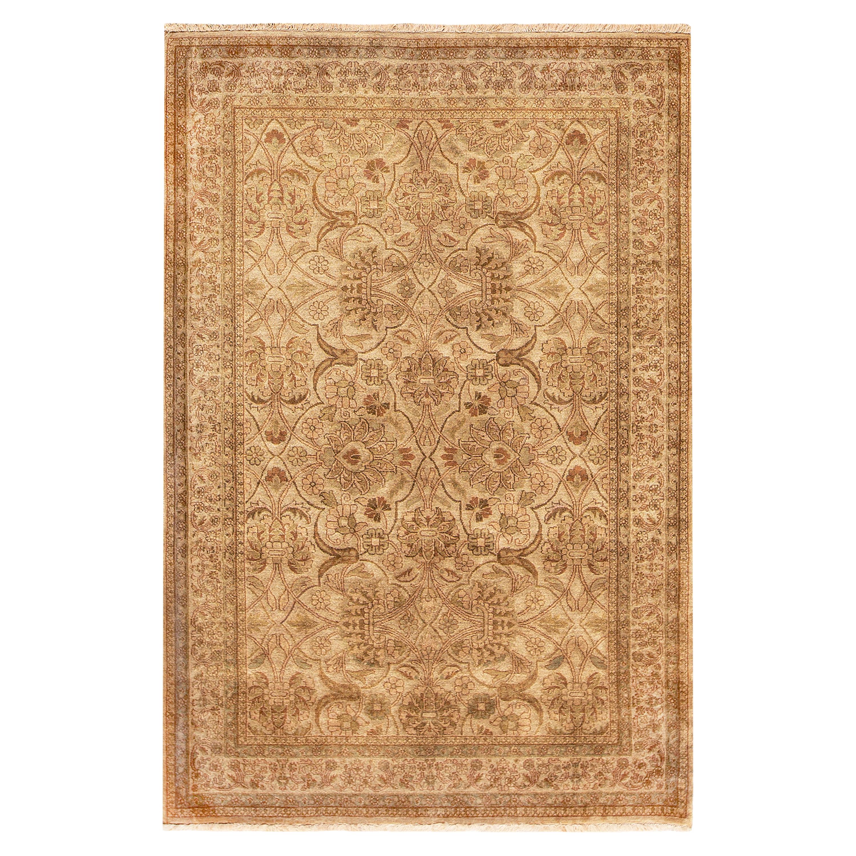 One of a Kind Traditional Handwoven Wool Area Rug For Sale