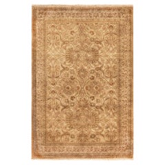 Antique One of a Kind Traditional Handwoven Wool Area Rug