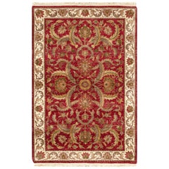 Antique One-of-a-Kind Traditional Handwoven Wool Area Rug