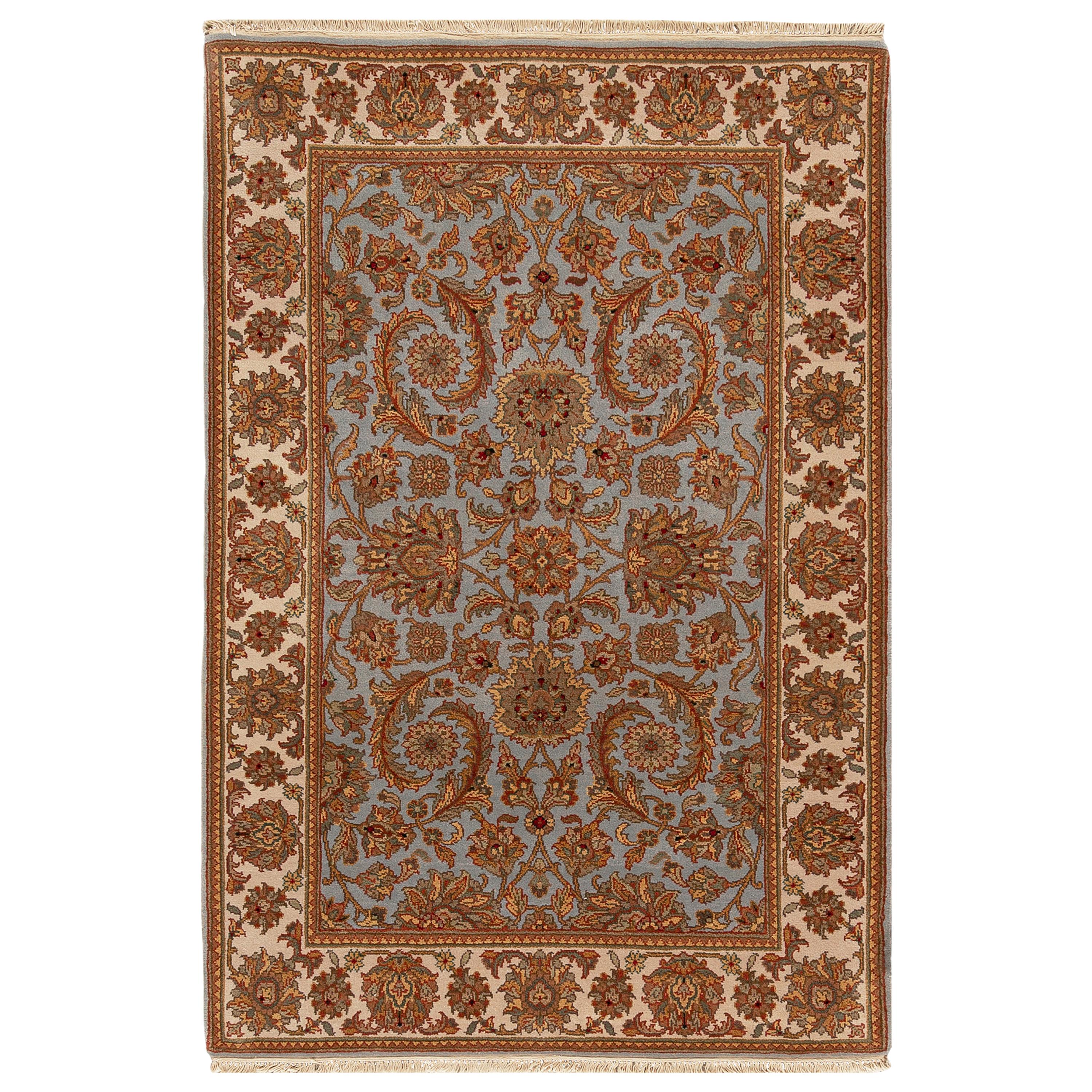 One of a Kind Traditional Handwoven Wool Area Rug For Sale