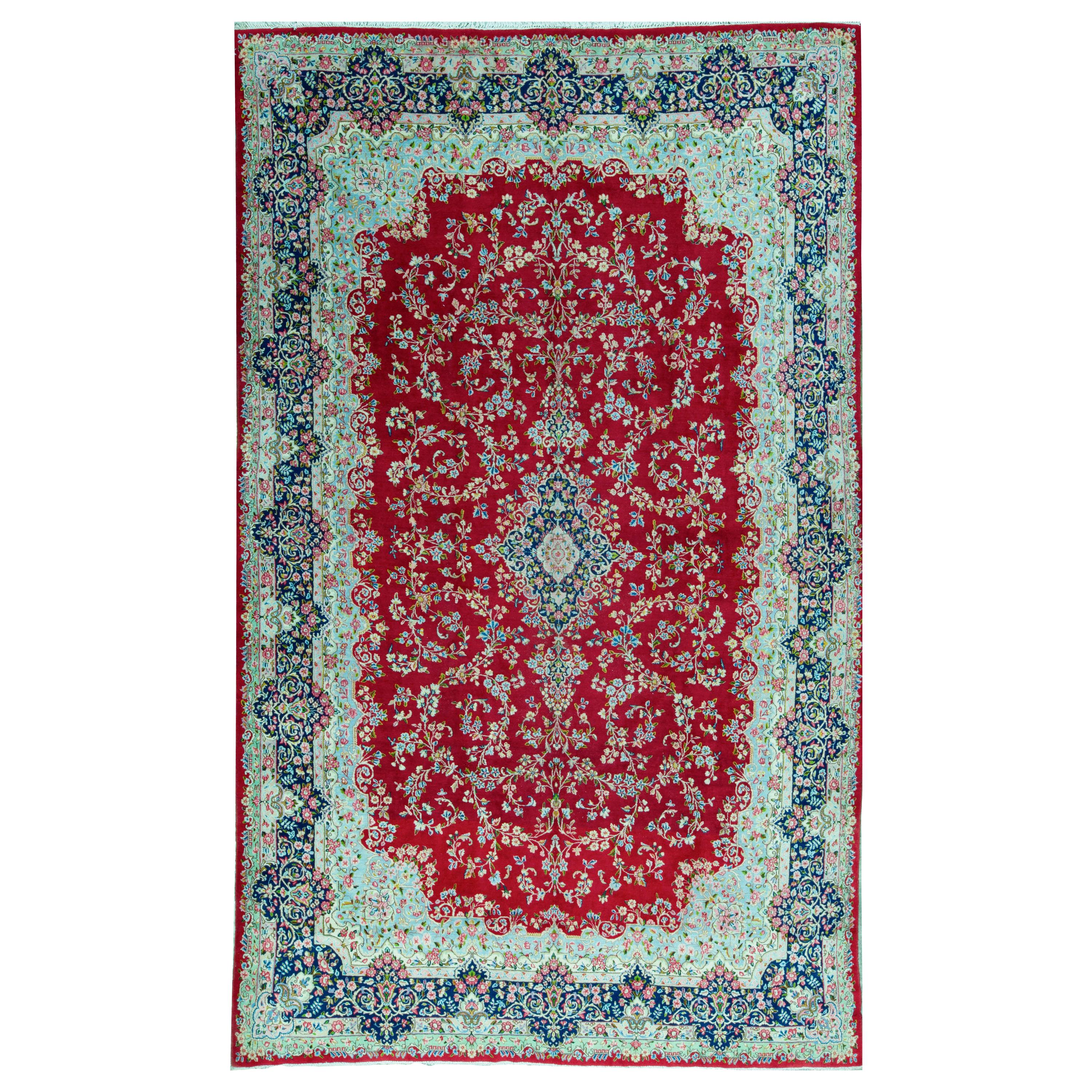 One-of-a-Kind Traditional Handwoven Wool Area Rug