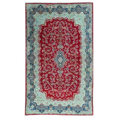 Antique One-of-a-Kind Traditional Handwoven Wool Area Rug