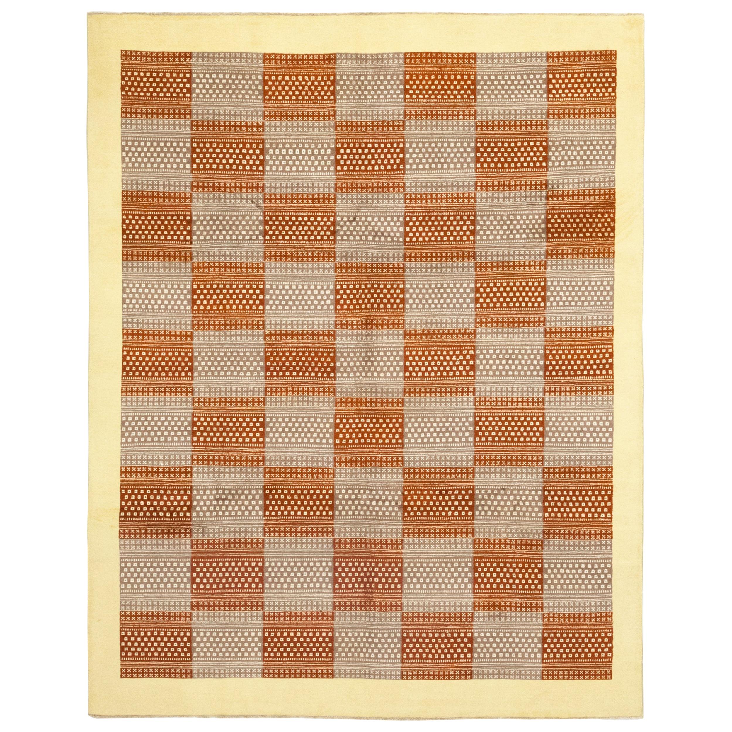 One-of-a-Kind Tribal Wool Hand Knotted Area Rug, Tuscan