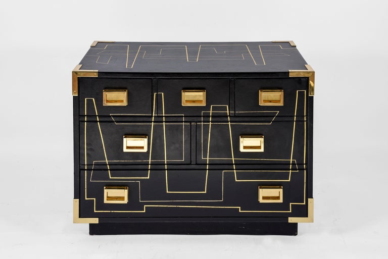 One Of A Kind Trunk Chest Of Drawer In The Manner Of Jacques
