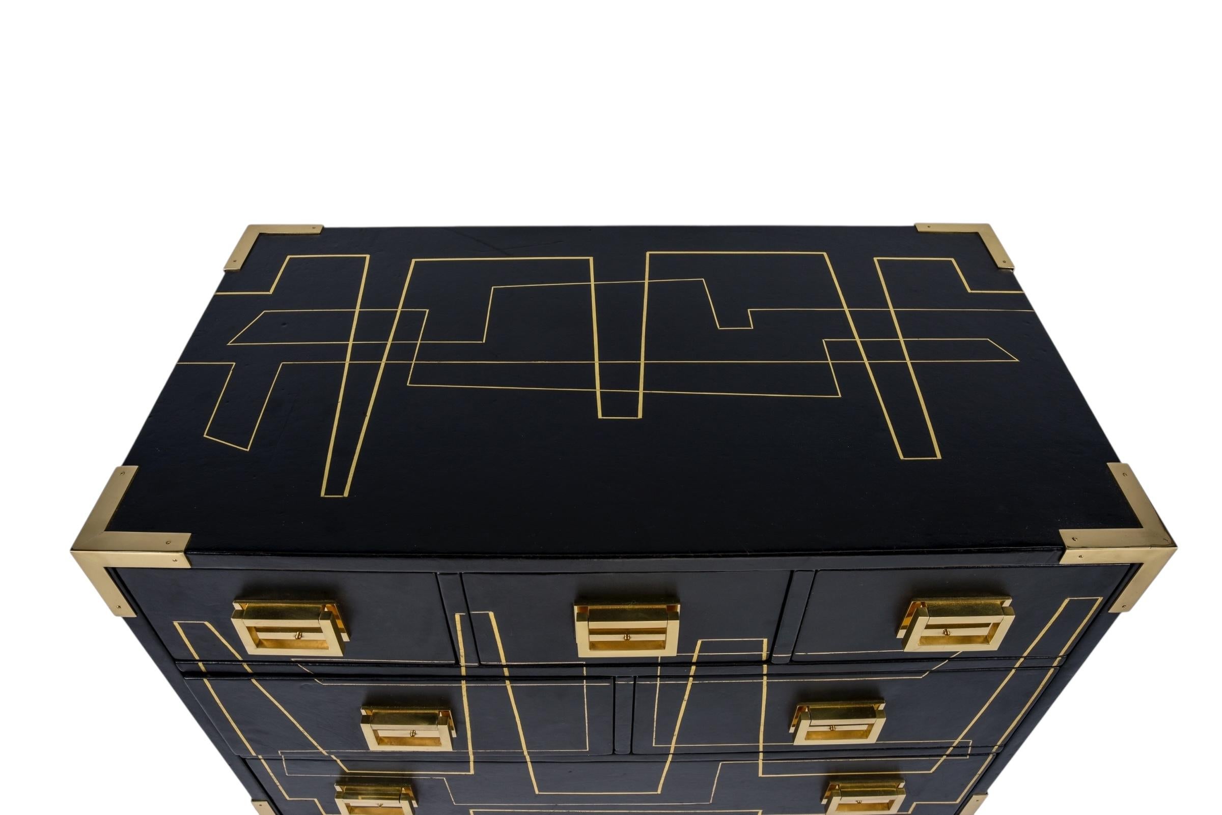 Cajonera Tronco Única a la Manera de Jacques Quinet mediados del siglo XX en venta