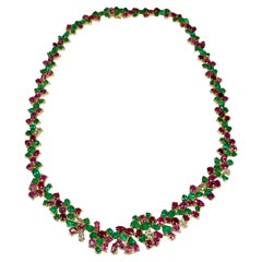 Smaragd Choker-Halsketten