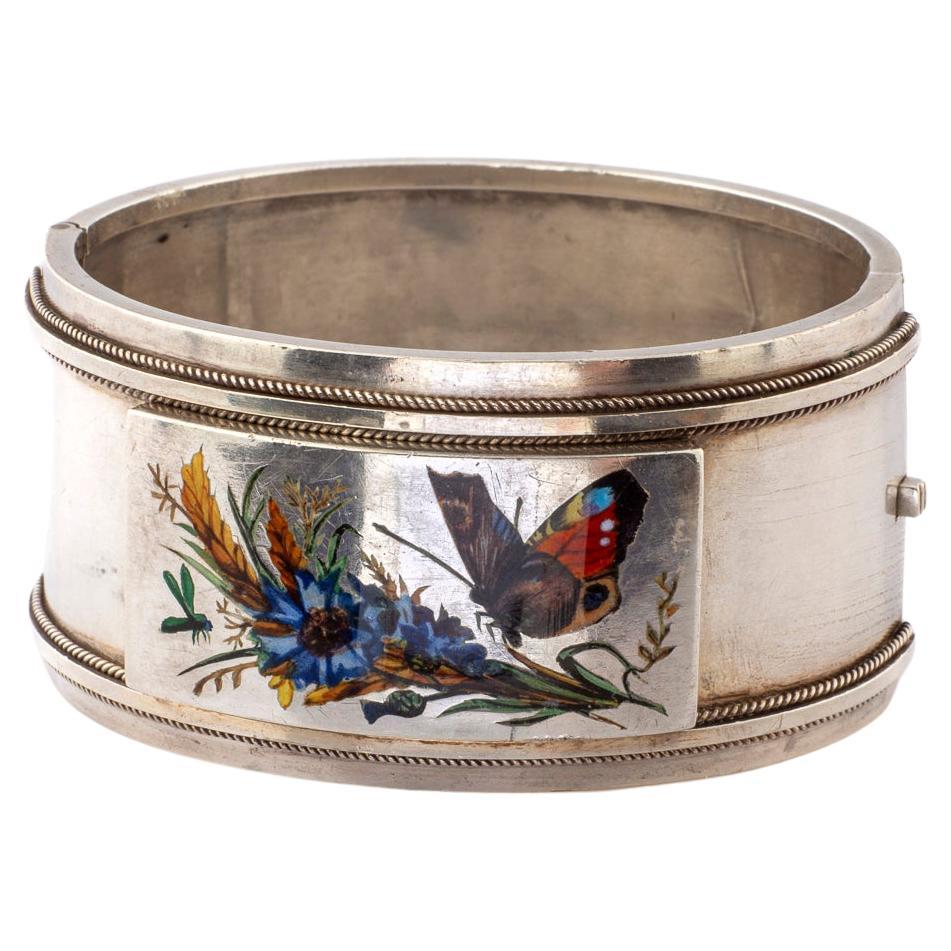 Einzigartiges viktorianisches Schmetterlings-Armband