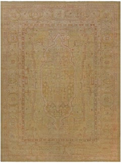 Antique Indian Amritsar Handmade Wool Rug