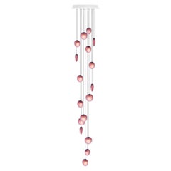 One-of-a-kind Violet Ova C17 Chandelier by Matthew McCormick Studio