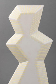 One of a Kind White Carrara Marble Sculpture, "Woman", by SAVY, France, 2005