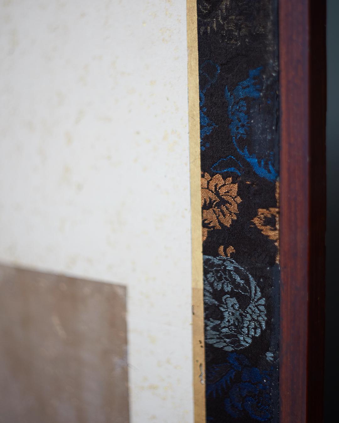 One of a Pair of 19th Century Six Panel Paper Screens, in manner of Soga Chokuan 2