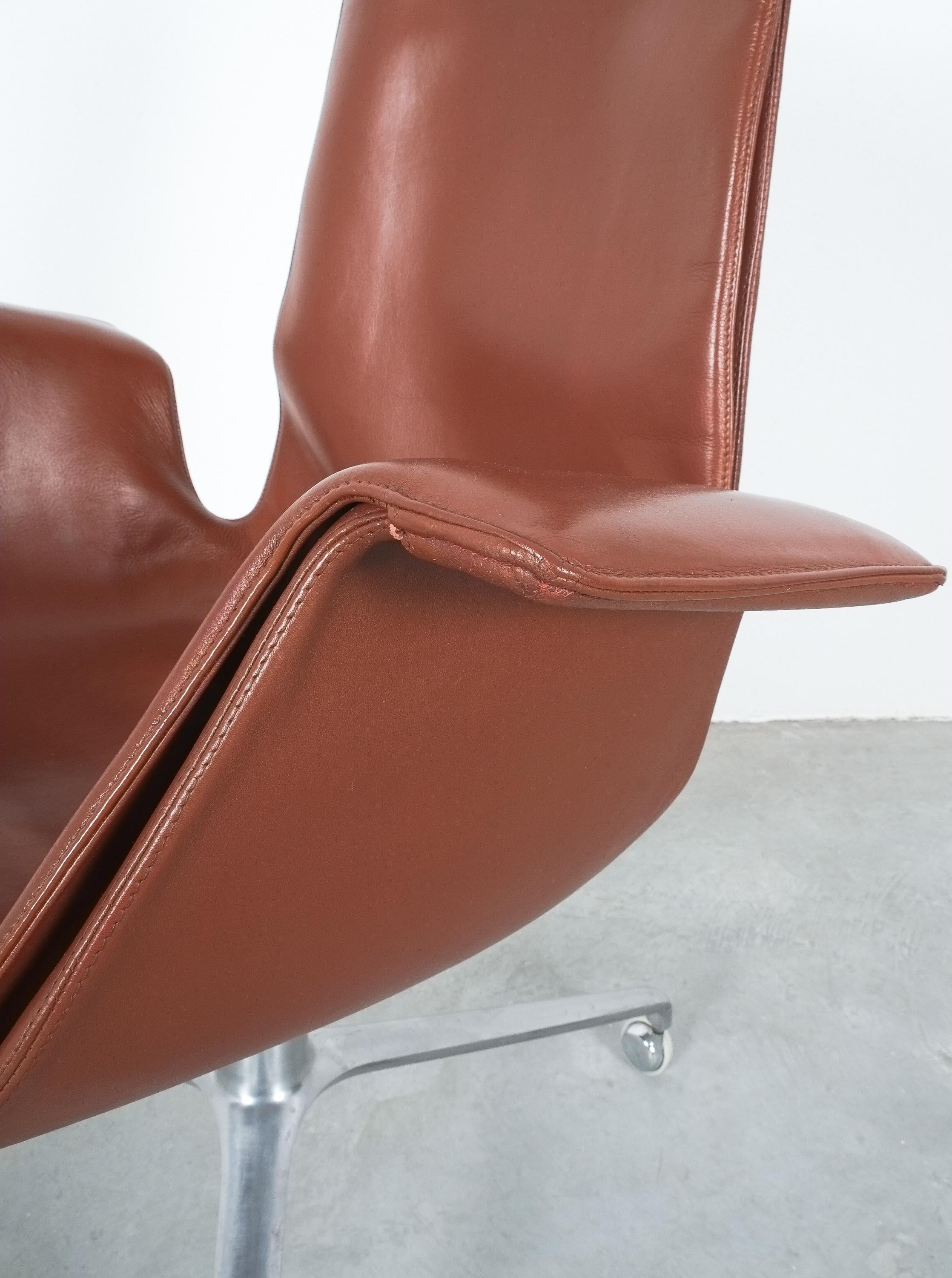 Mid-20th Century Swivel Tulip Chair by Preben Fabricius & Jørgen Kastholm for Kill International