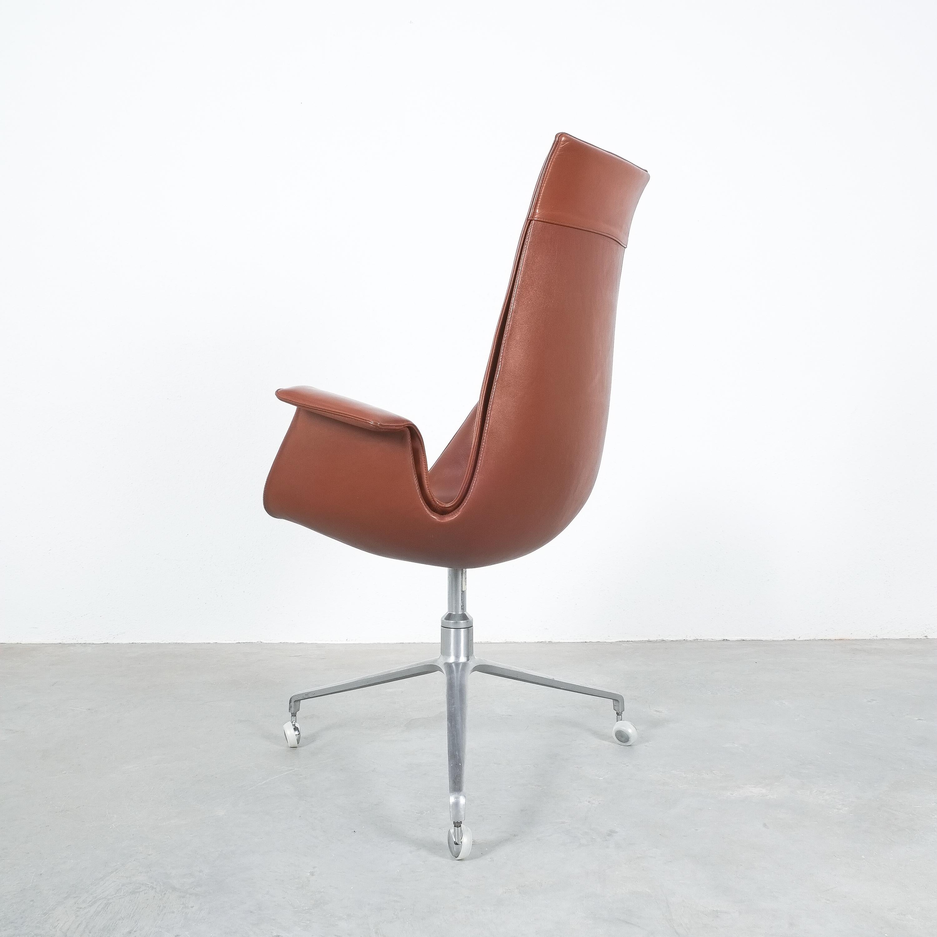 Danish Swivel Tulip Chair by Preben Fabricius & Jørgen Kastholm for Kill International