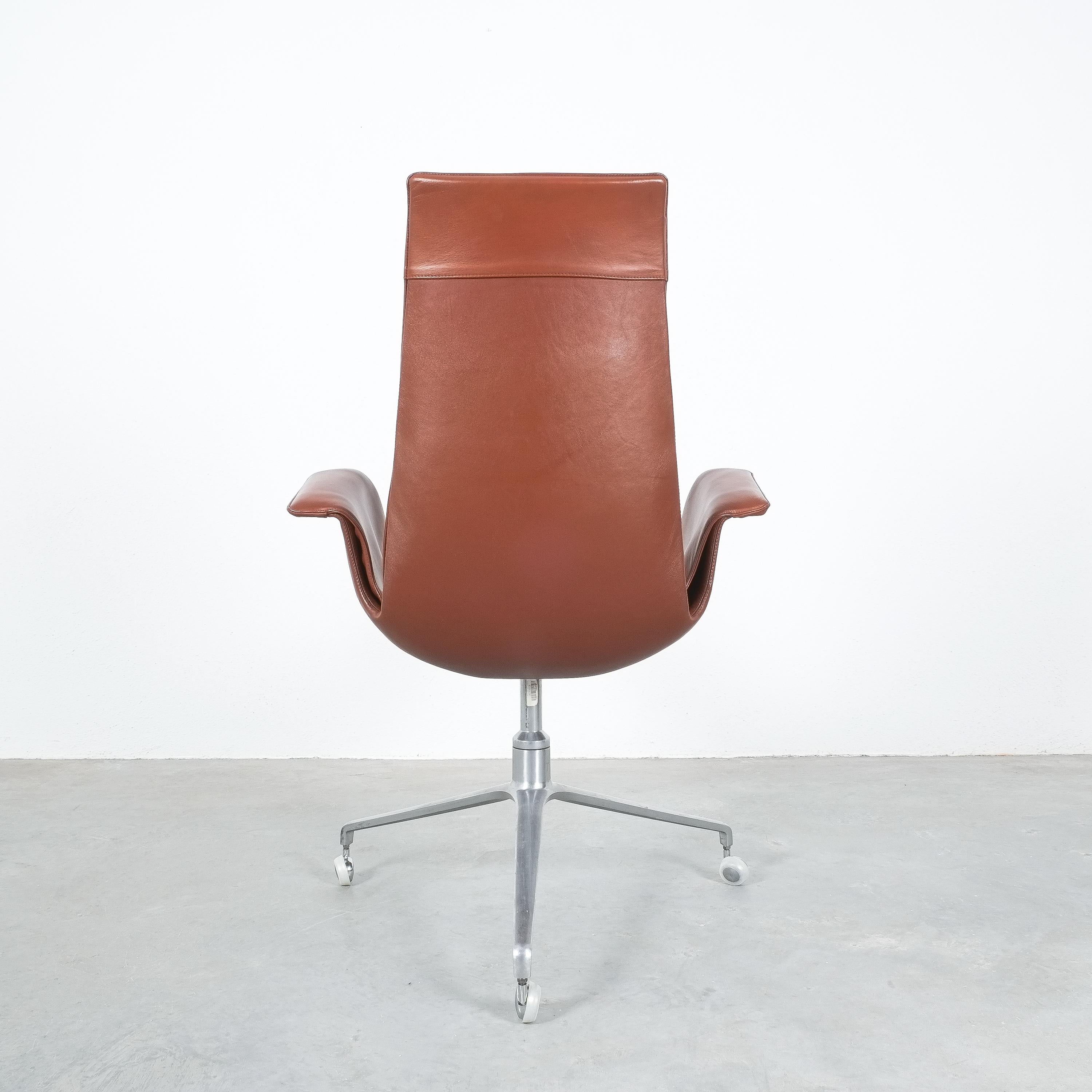 Dyed Swivel Tulip Chair by Preben Fabricius & Jørgen Kastholm for Kill International