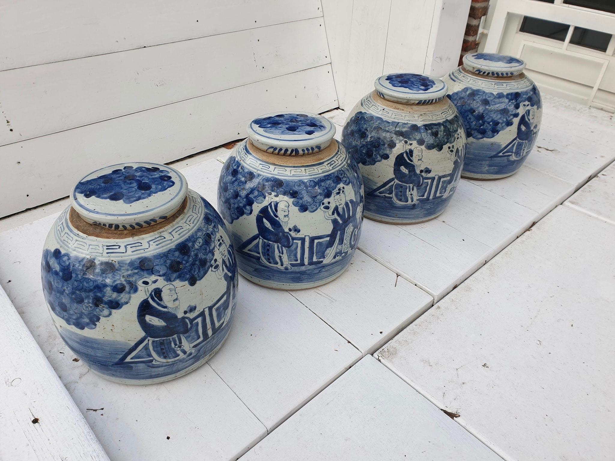 chinese porcelain jars with lids