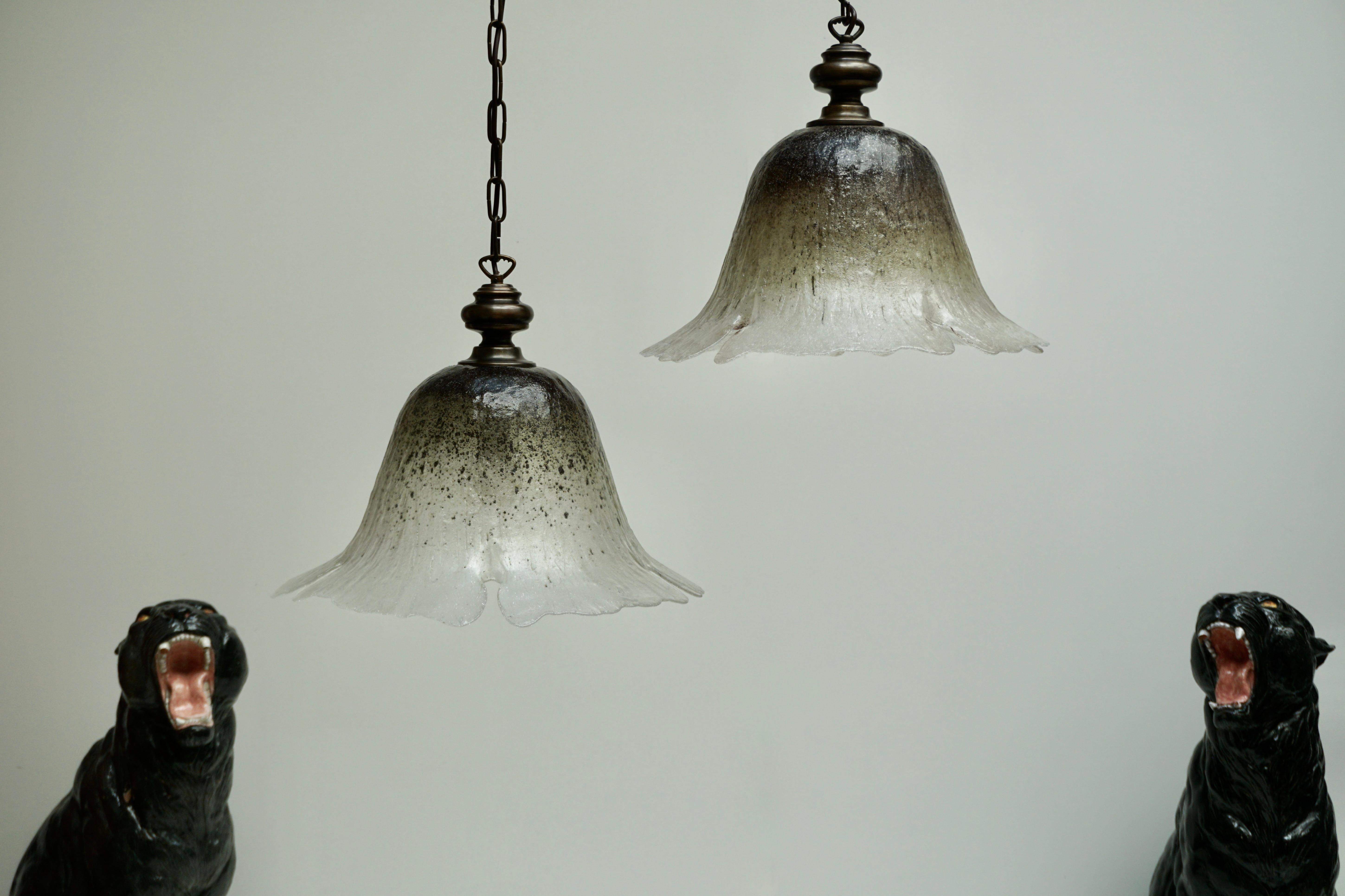 italian glass pendant lights