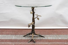 One of Kind Bronze Gueridon by Enzo Missoni