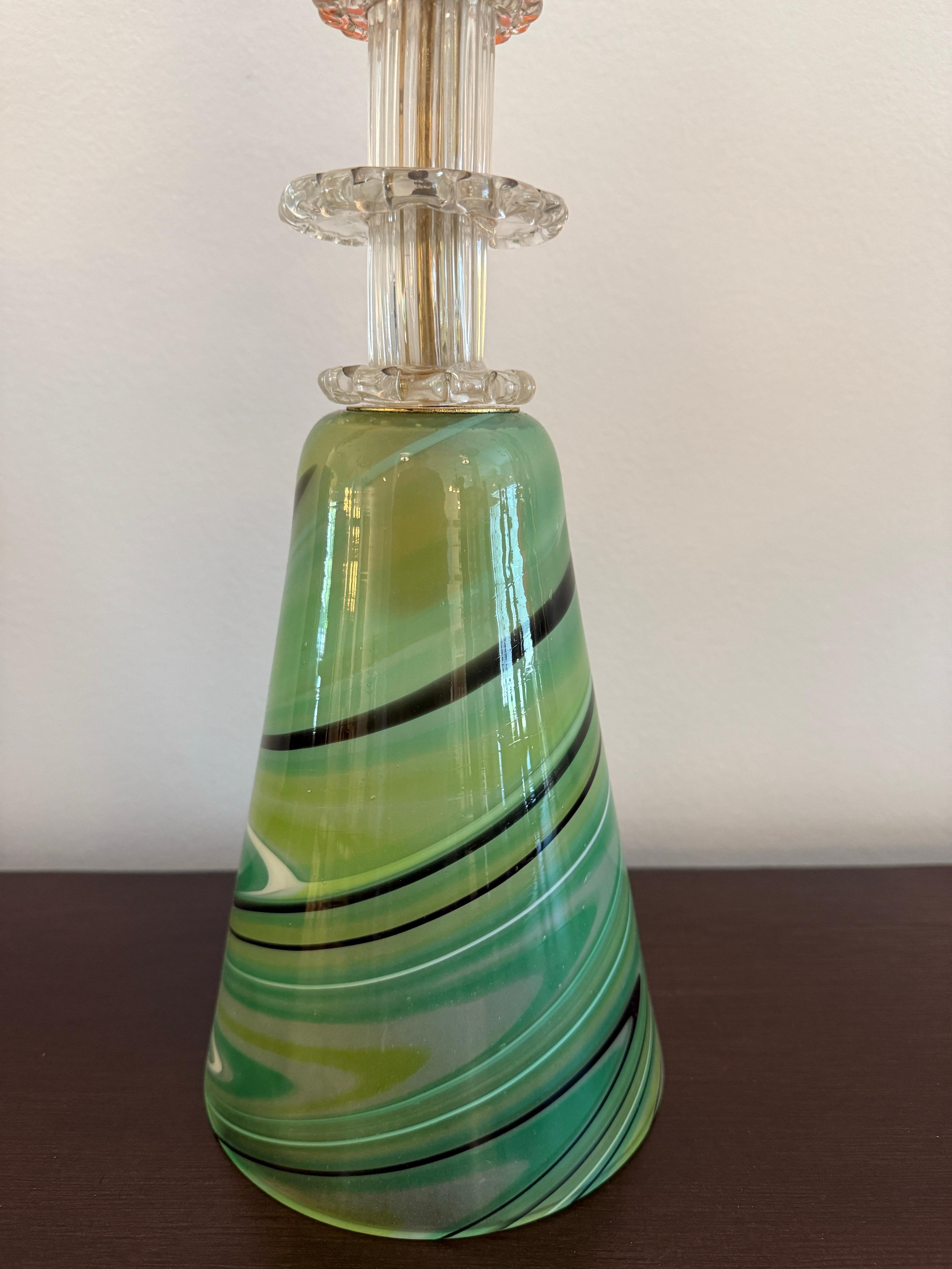 Italian One-of-Kind Murano Pendant Light Fixture For Sale