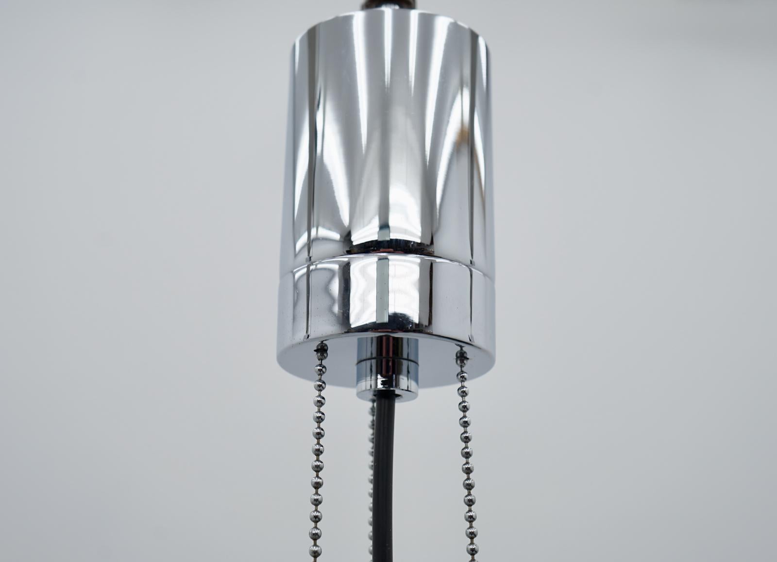 Midcentury Glass Lamps by Limburg 1970s Pendant In Good Condition For Sale In Frankfurt / Dreieich, DE