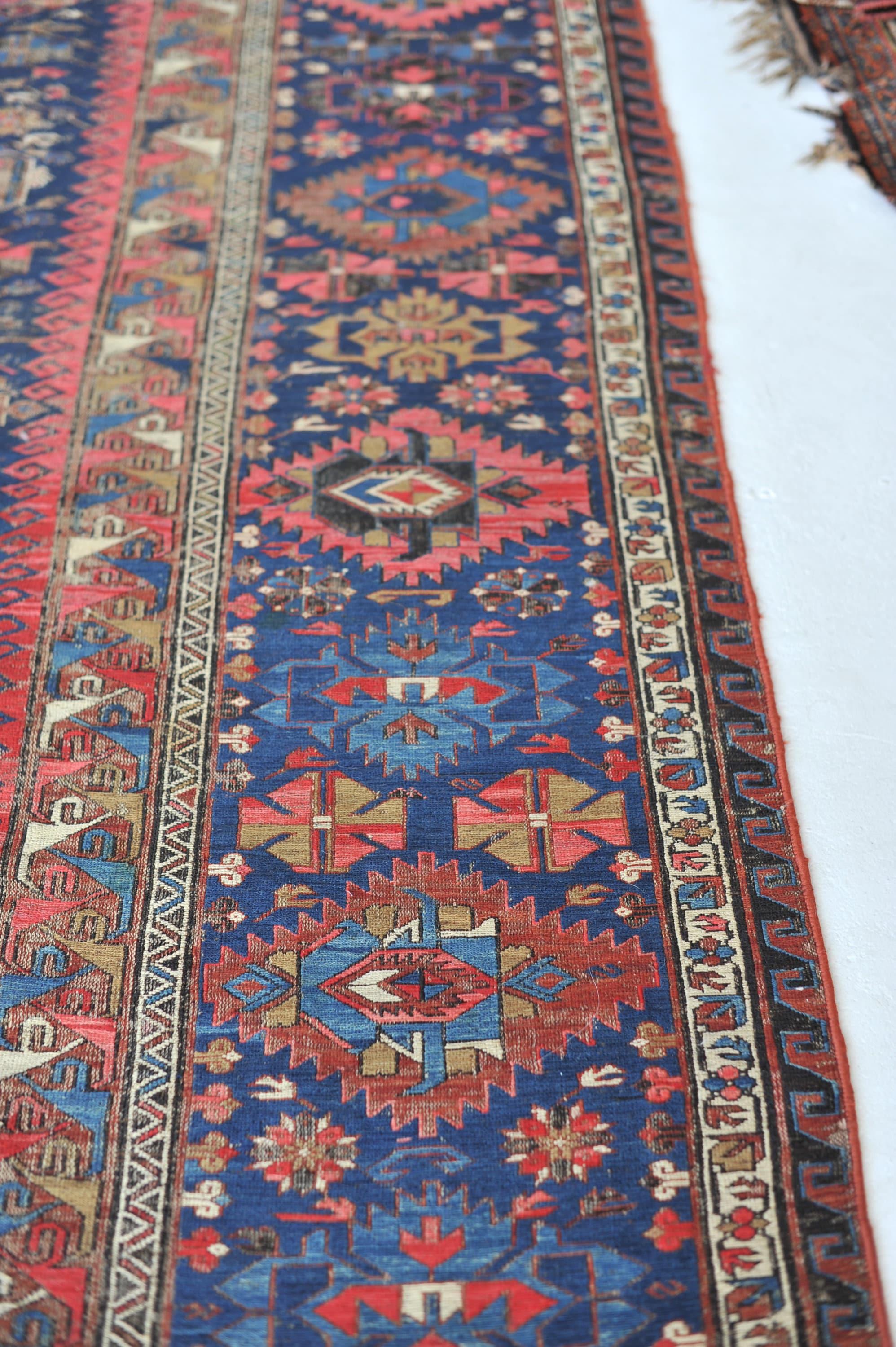 20th Century One-of-one Over-sized Palatial Antique Sumac Textile Rug, c.1910 For Sale