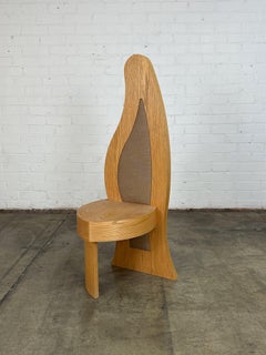 One of One Sculptural High Back Chair