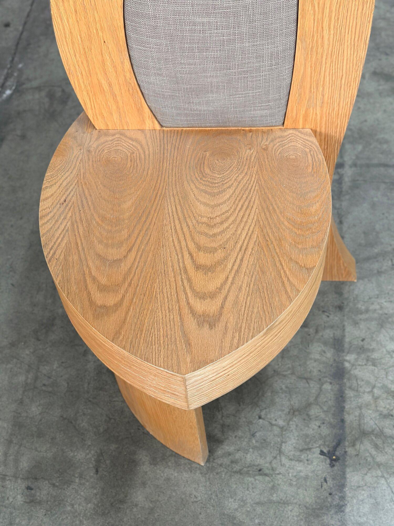 One of One Sculptural High Back Chair In Good Condition For Sale In Los Angeles, CA