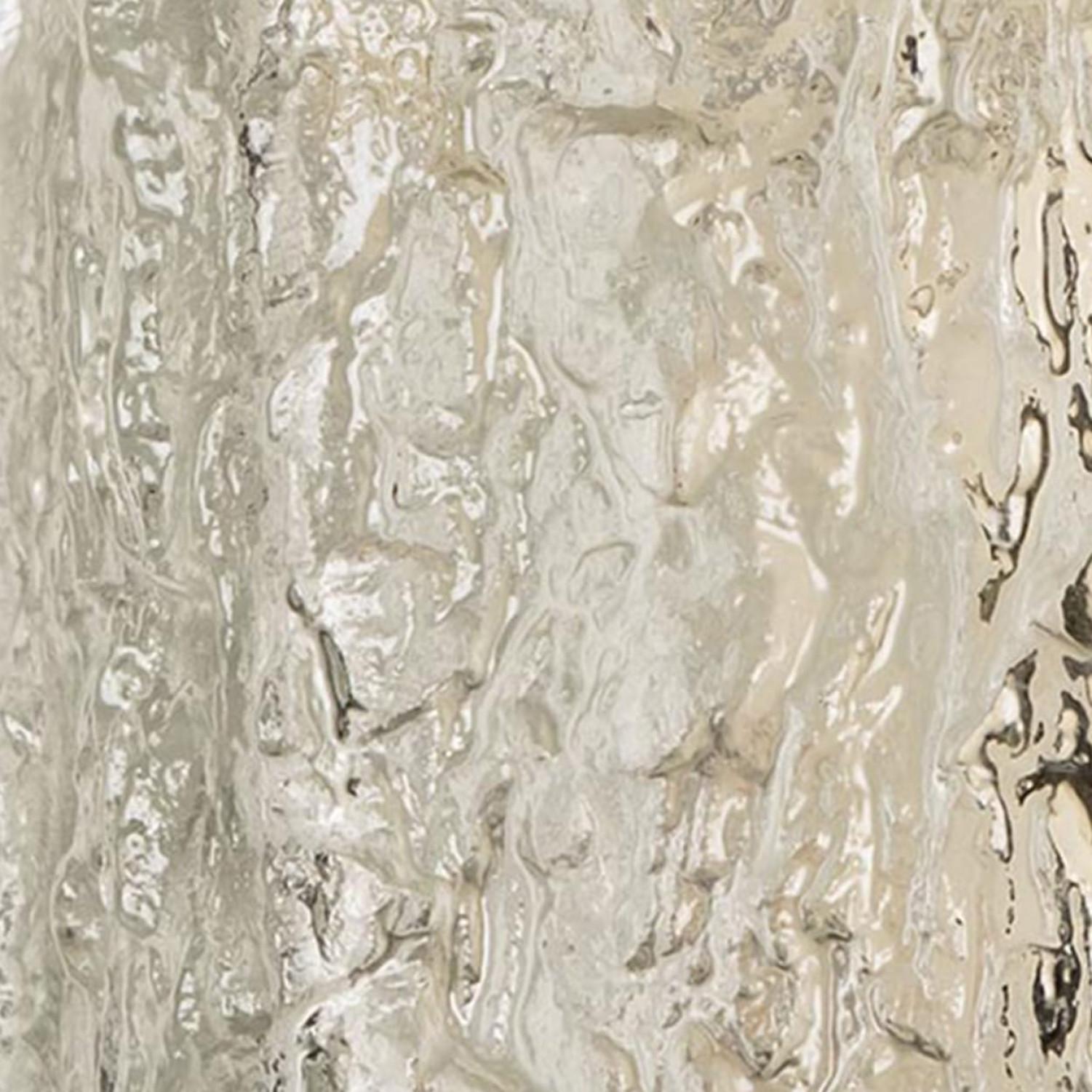 One Of The Four Rock Textured Glass Chrome Wall Lights J.T. Kalmar, 1960s In Good Condition For Sale In Rijssen, NL