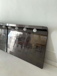 Cityscape Headboard with Lights Paul Evans for Directional