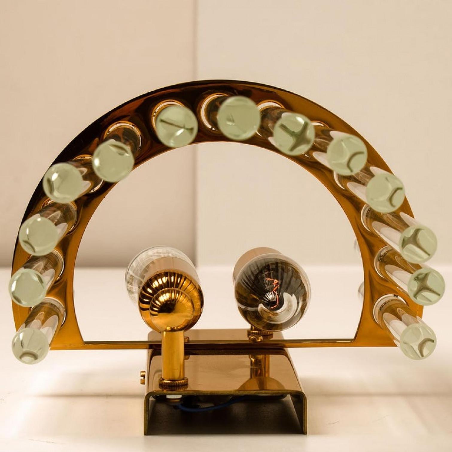 Uno de los seis apliques modernos de varilla de cristal de Sciolari para Lightolier en venta 2