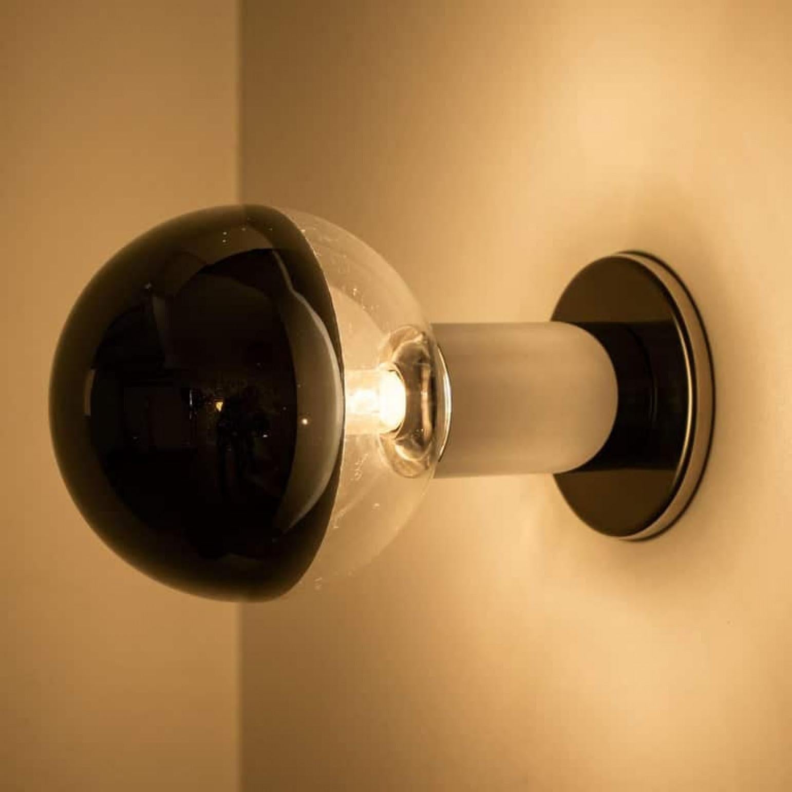 One of the Six Wall Lamps/ Flush Mounts  by Motoko Ishii for Staff, 1970s en vente 3