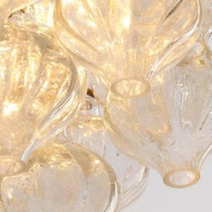 One of the Two Exceptional Large Kalmar 'Tulipan' Light Fixtures, 1960s