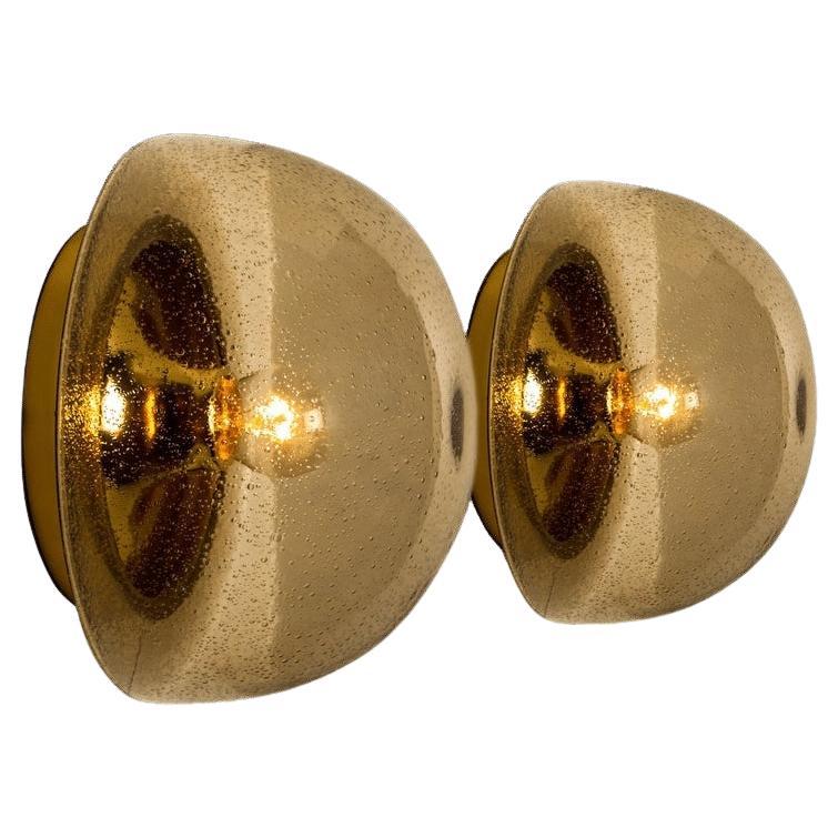 The Limburg Flush Mount Wall Lights Pilzförmig, 1970er Jahre