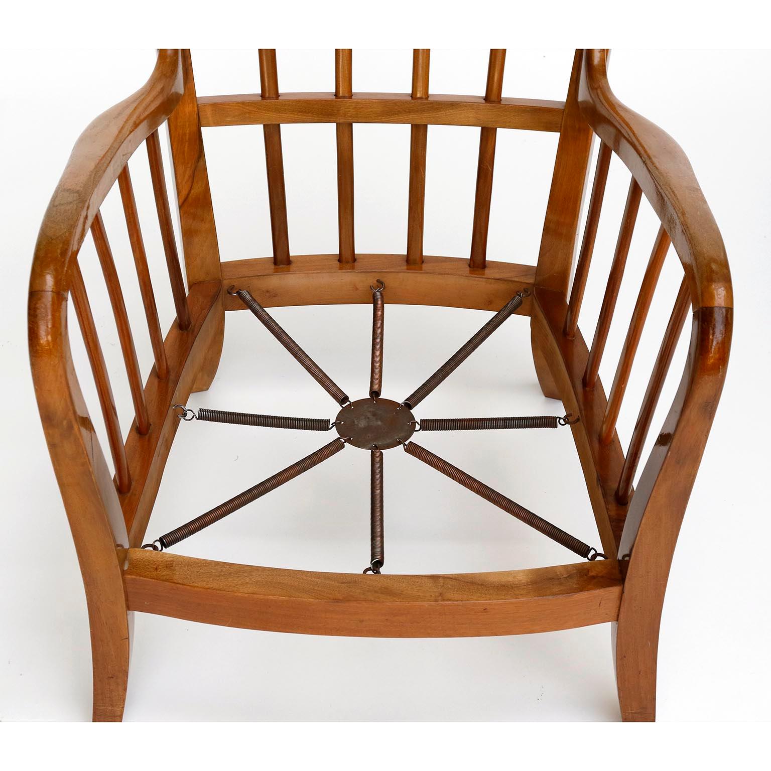 Armchair Lounge Chair Walnut Wood, Josef Frank Attributed, Thonet 8