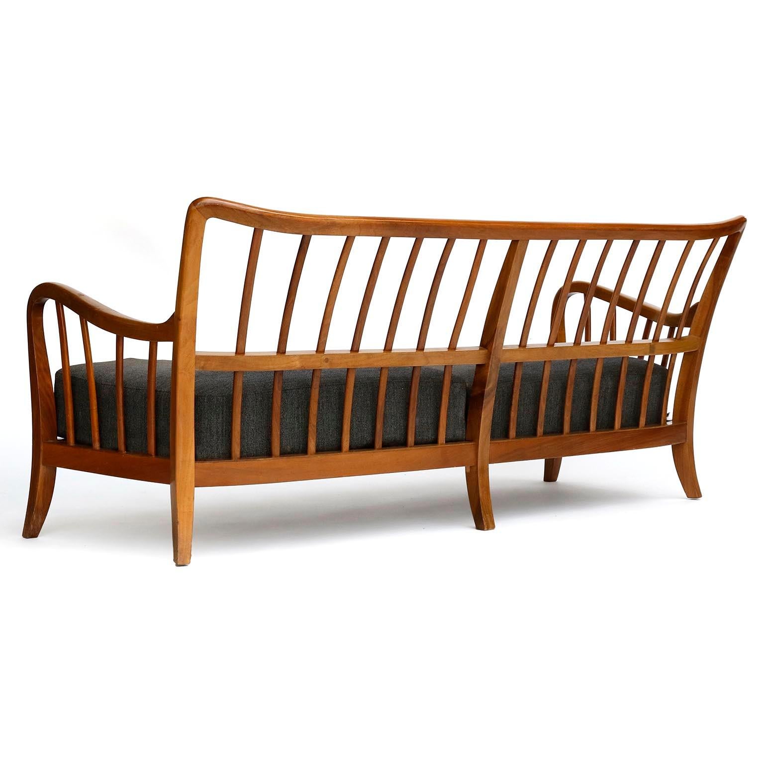 Armchair Lounge Chair Walnut Wood, Josef Frank Attributed, Thonet 11