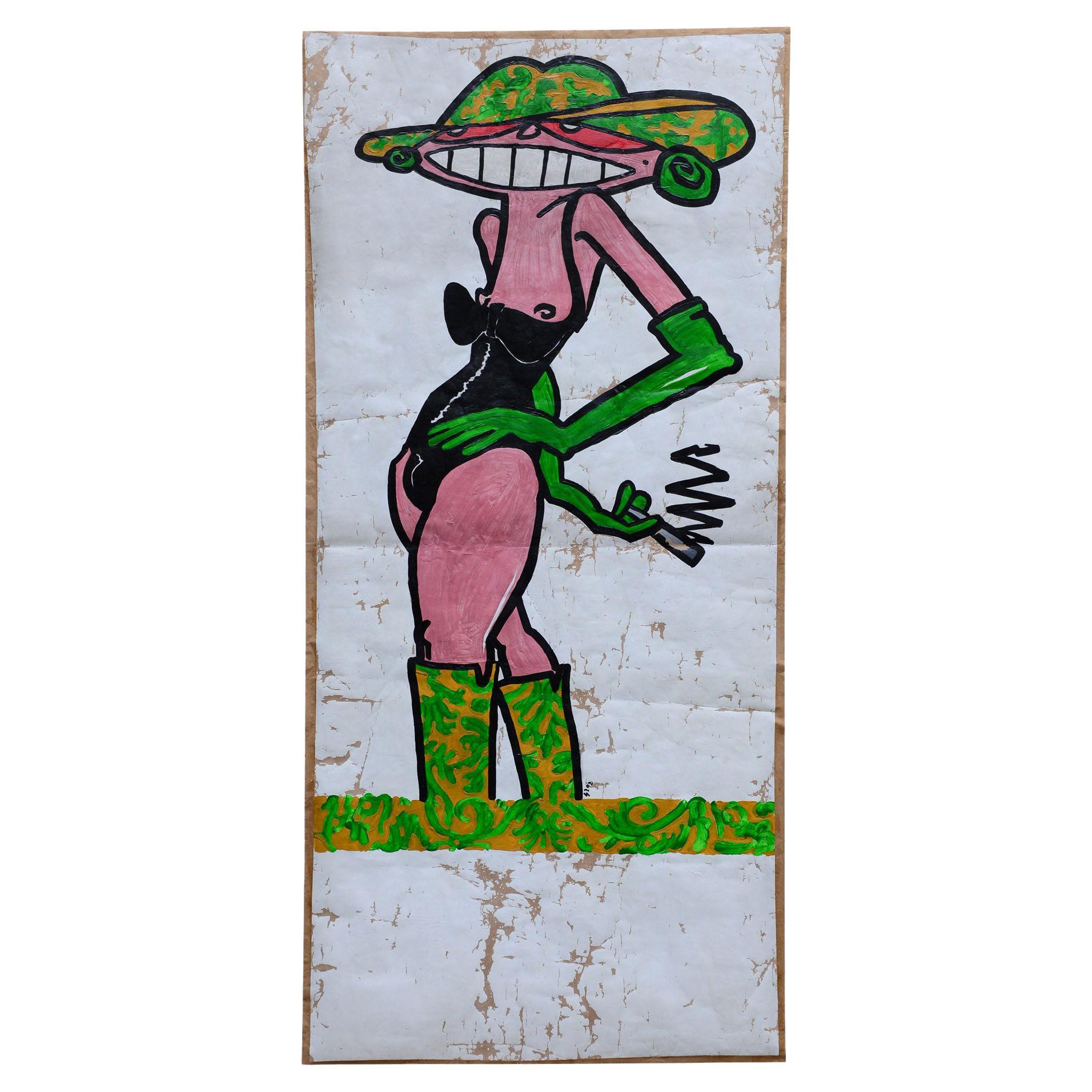 One of Three Graces, Green, for the Emilio Pucci Happening For Sale