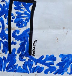 One of Three Graces, the Blue Painting