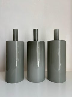 1 of 3 Ciondolo Pisa in vetro grigio Sage di Hammerborg Fog & Mørup, 1963